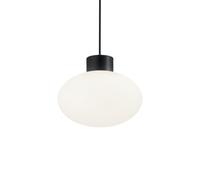Sospensione Moderna Clio Alluminio Nero 1 Luce E27