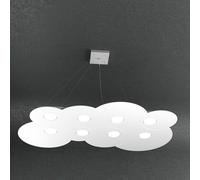 Sospensione Moderna Cloud Metallo Bianco 8 Luci Gx53 [EEK: A++]