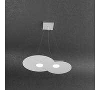 Sospensione Moderna Cloud Metallo Grigio 2 Luci Gx53 [EEK: A++]