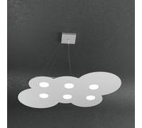 Sospensione Moderna Cloud Metallo Grigio 6 Luci Gx53 [EEK: A++]