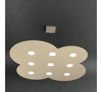 Sospensione Moderna Cloud Metallo Sabbia 9 Luci Gx53