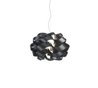 Sospensione Moderna Cloud Polilux ® Nero E Metallo Cromo 1 Luce E27 D.50Cm