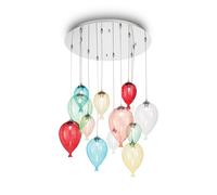 Sospensione Moderna Clown Metallo Multicolor 12 Luci G9 3W 3000K Luce Calda