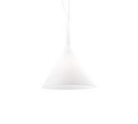 Sospensione Moderna Cocktail Vetro Bianco 1 Luce E27