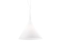 Sospensione Moderna Cocktail Vetro Bianco 1 Luce E27