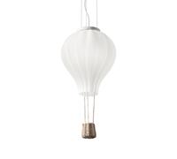 Sospensione Moderna Dream Corda Bianco 1 Luce E27 D30Cm