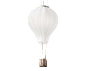 Sospensione Moderna Dream Corda Bianco 1 Luce E27 D42Cm