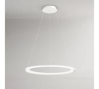 Sospensione Moderna Edge Metallo Bianco Opaco Led 98W 3000K Ip20
