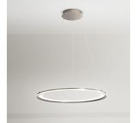 Sospensione Moderna Edge Metallo Grigio Titanio Led 98W 3000K Ip20