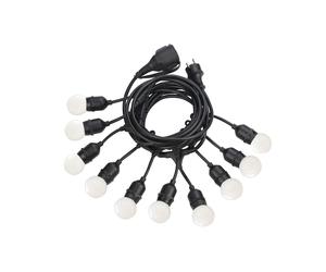 Sospensione Moderna Fiesta Materie Plastiche Nero 10 Luci E27