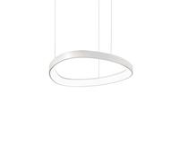 Sospensione Moderna Gemini Metallo Bianco Led 38W 3000K Luce Calda