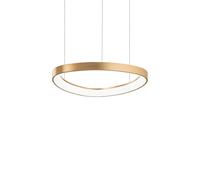 Sospensione Moderna Gemini Metallo Ottone Led 38W 3000K Luce Calda