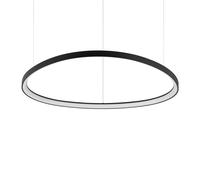 Sospensione Moderna Gemini Nero Led 80W 3000K Luce Calda