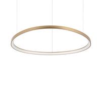 Sospensione Moderna Gemini Ottone Led 80W 3000K Luce Calda