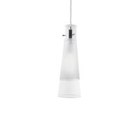 Sospensione Moderna Kuky Vetro Trasparente 1 Luce E27