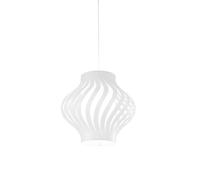 Sospensione Moderna Larga Helios Polilux ® Bianco 1 Luce E27