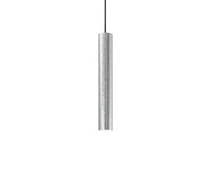 Sospensione Moderna Look Metallo Argento 1 Luce 7W 3000K Luce Calda D6Cm