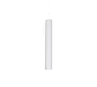 Sospensione Moderna Look Metallo Bianco 1 Luce 7W 3000K Luce Calda D6Cm