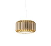 Sospensione Moderna Louise Polilux ® New Gold E Metallo Cromo 1 Luce E27