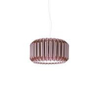 Sospensione Moderna Louise Polilux ® Pink Metal E Metallo Cromo 1 Luce E27