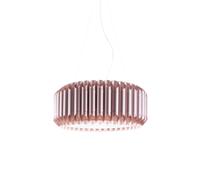 Sospensione Moderna Louise Polilux ® Pink Metal E Metallo Cromo 1 Luce E27 D60Cm