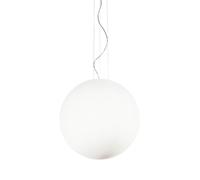 Sospensione Moderna Mapa Vetro Acidato Bianco 1 Luce E27 D50Cm