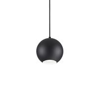 Sospensione Moderna Mr Jack Metallo Nero 1 Luce 7W 3000K Luce Calda Big