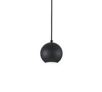 Sospensione Moderna Mr Jack Metallo Nero 1 Luce 7W 3000K Luce Calda Small
