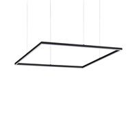 Sospensione Moderna Oracle Alluminio-Materie Plastiche Nero Led 53W K Luce