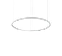 Sospensione Moderna Oracle Alluminio-Plastiche Bianco Led 38W 3000K D70Cm