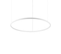 Sospensione Moderna Oracle Alluminio-Plastiche Bianco Led 55W 3000K D90Cm