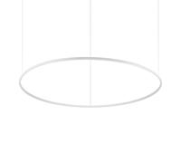 Sospensione Moderna Oracle Alluminio-Plastiche Bianco Led 89W 3000K D150Cm