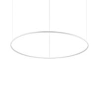 Sospensione Moderna Oracle Alluminio-Plastiche Bianco Led 89W 3000K D150Cm