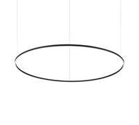 Sospensione Moderna Oracle Alluminio-Plastiche Nero Led 89W 4000K D150Cm
