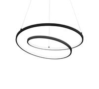 Sospensione Moderna Oz Metallo Nero Led 55W 3000K Luce Calda D80 Dali