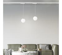 Sospensione Moderna Per Sistema In Binario Bianco Led Piccola