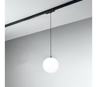 Sospensione Moderna Per Sistema In Binario Nero Led Grande