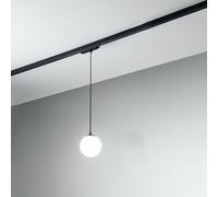 Sospensione Moderna Per Sistema In Binario Nero Led Piccola