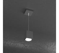 Sospensione Moderna Plate Metallo Antracite 1 Luce Gx53 10Cm [EEK: A++]