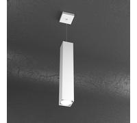 Sospensione Moderna Plate Metallo Bianco 1 Luce Gx53 50Cm