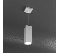 Sospensione Moderna Plate Metallo Grigio 1 Luce Gx53 25Cm