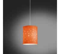 Sospensione Moderna Pois Polilux ® Arancione 1 Luce E27 D27Cm