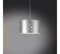 Sospensione Moderna Pois Polilux ® Argento 1 Luce E27 D40Cm