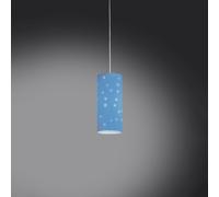 Sospensione Moderna Pois Polilux ® Blu Pastello 1 Luce E27