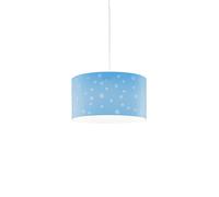 Sospensione Moderna Pois Polilux ® Blu Pastello 1 Luce E27 D40Cm
