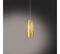 Sospensione Moderna Pois Polilux ® New Gold Materie Plastiche Bianco 1 Luce E27