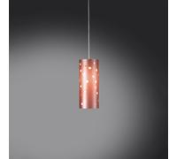 Sospensione Moderna Pois Polilux ® Pink Metal 1 Luce E27