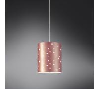 Sospensione Moderna Pois Polilux ® Pink Metal 1 Luce E27 D27Cm