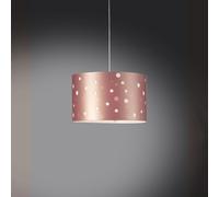 Sospensione Moderna Pois Polilux ® Pink Metal 1 Luce E27 D40Cm