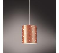 Sospensione Moderna Pois Polilux ® Rame 1 Luce E27 D27Cm